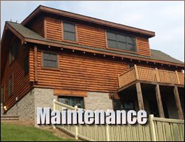  Sedley, Virginia Log Home Maintenance