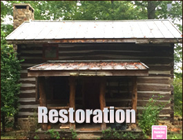 Historic Log Cabin Restoration  Sedley, Virginia